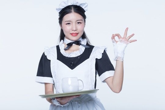 女仆服裝美女?dāng)z影圖片大全