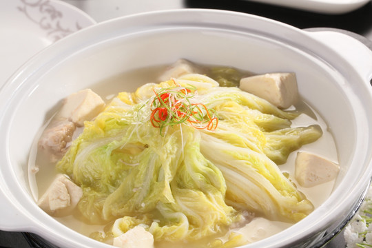 白菜燉豆腐