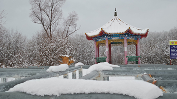 呼伦贝尔秋雪