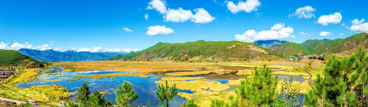 泸沽湖草海高清全景图