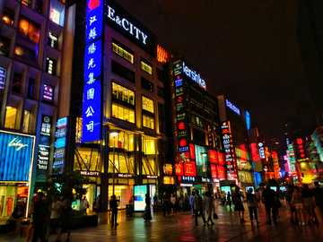 上海南京路夜景