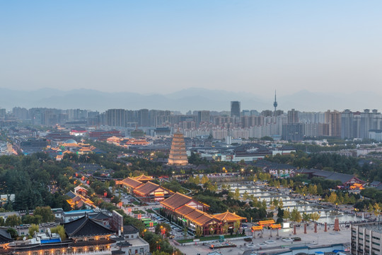 大雁塔夜景