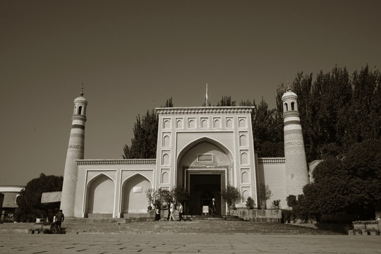 喀什印象之艾提尕尔清真寺