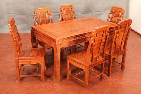 红木家具花梨木餐桌