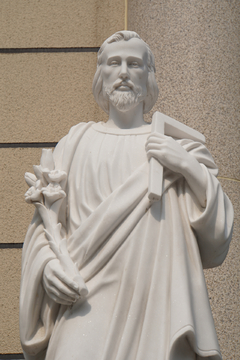 大理石耶稣雕像