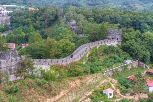 辽宁丹东虎山长城风光