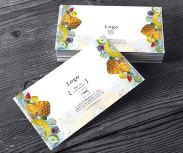 高檔精品水果名片