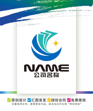 風(fēng)帆圖書教育文化文具logo
