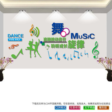 音樂舞蹈文化墻