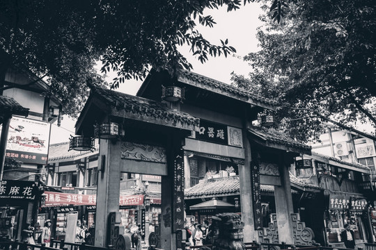 重庆古镇怀旧照片