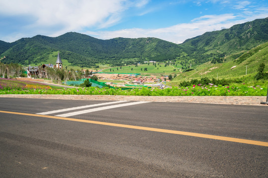 大海坨小镇公路