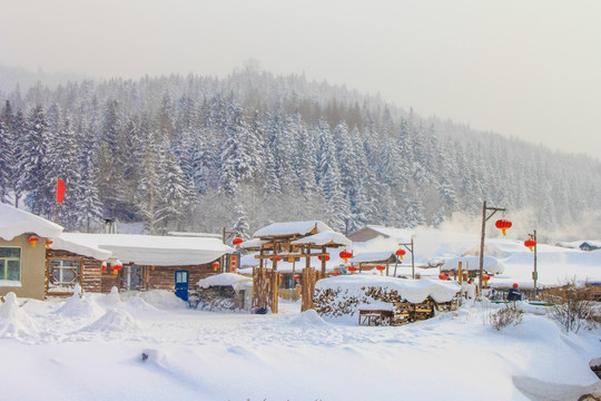 雪乡雪景