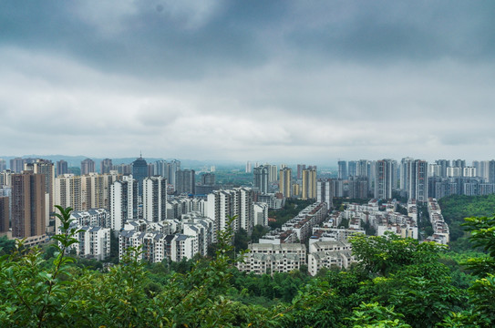 鸟瞰城市