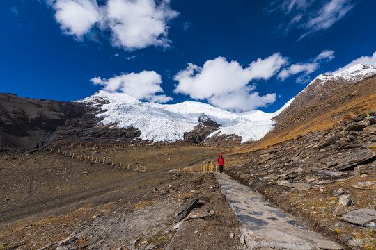 西藏卡诺拉冰川019
