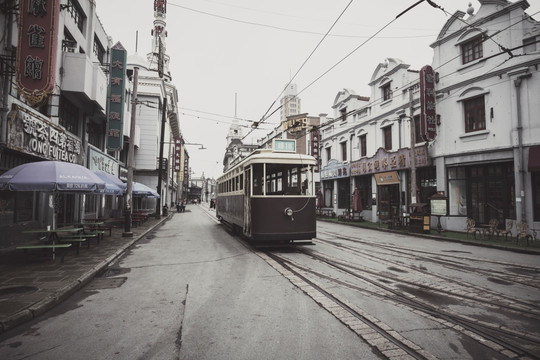 老上海街景