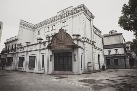 老上海民國建筑街景