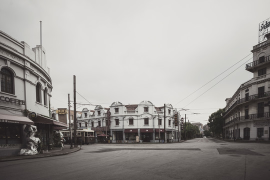 老上海建筑街景