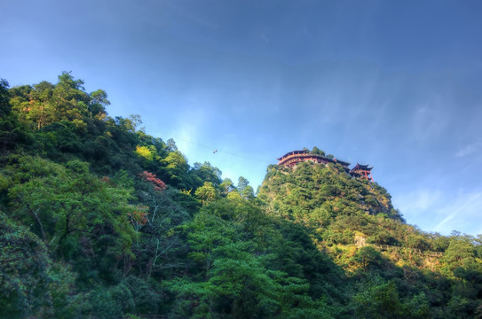 武义牛头山天师峰顶峰