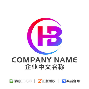 字母HB字母CHB標(biāo)志
