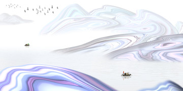 水墨山水畫