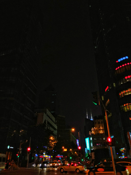 商业街夜景