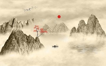 水墨山水