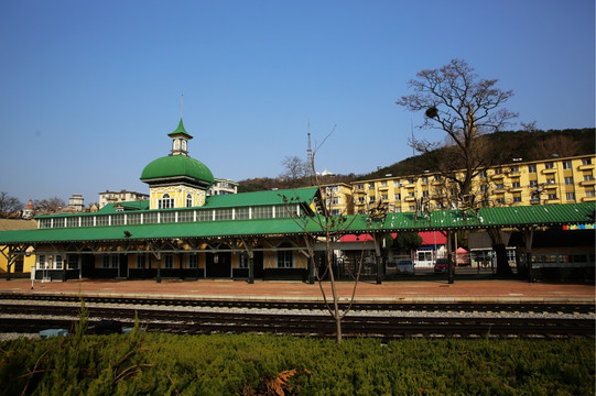 老建筑旅顺火车站