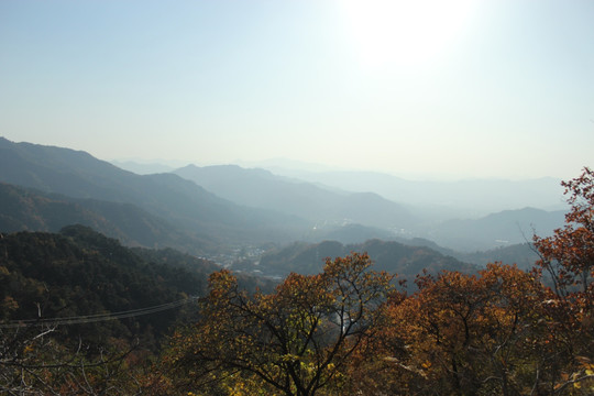 慕田峪远山