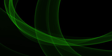 绿色彩带烟雾发光线条背景素材