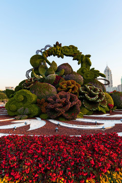 城市花圃景观