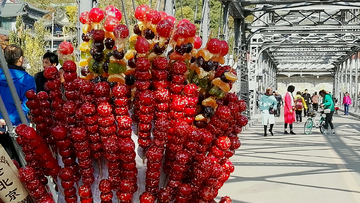 黄河铁桥上的糖葫芦