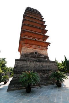 洛阳白马寺齐云塔舍利塔