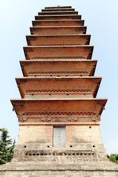 洛阳白马寺齐云塔舍利塔