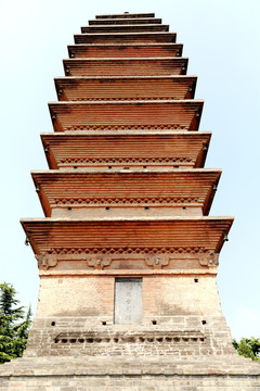 洛阳白马寺齐云塔舍利塔