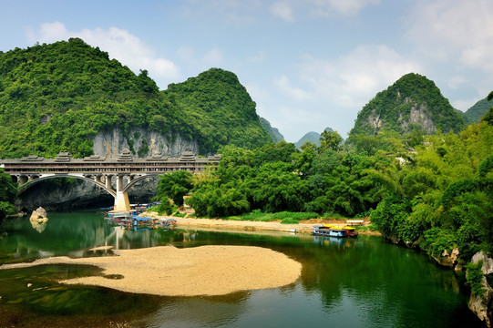 宜州市下枧河景观