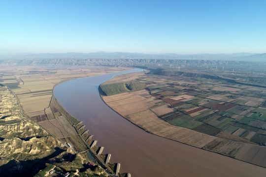 大禹渡黄河风景