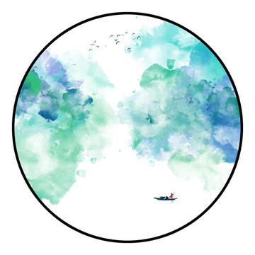 潑墨山水