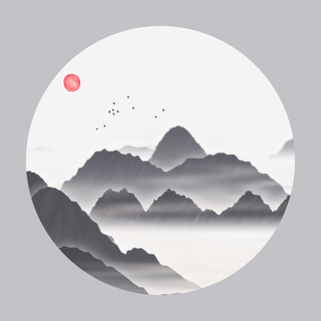 中國水墨裝飾畫