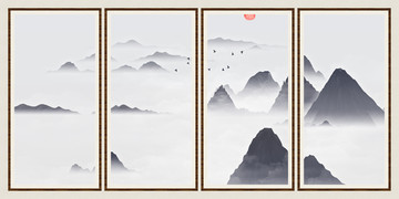 中國水墨裝飾畫