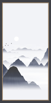 中國水墨裝飾畫