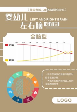嬰幼兒左右腦發(fā)育圖
