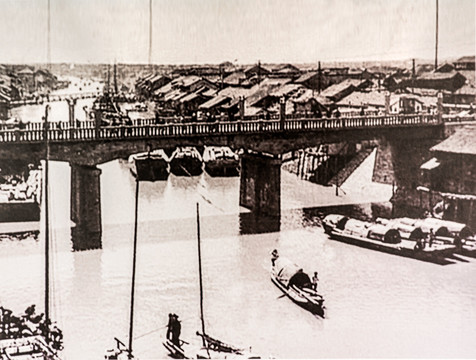 芜湖中山桥老照片