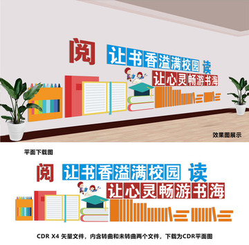 圖書館文化墻
