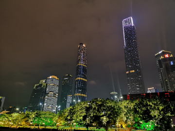 广州花城汇夜景