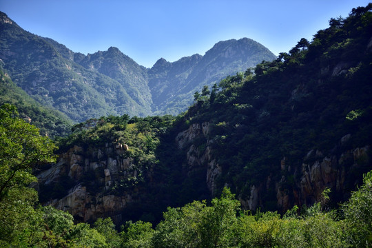 蓝天高山素材