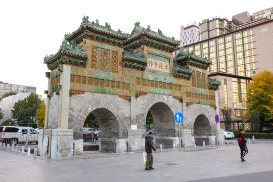 北京东岳庙牌楼