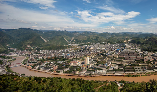 贵州茅台镇全景