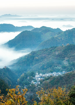 大山里的秋色