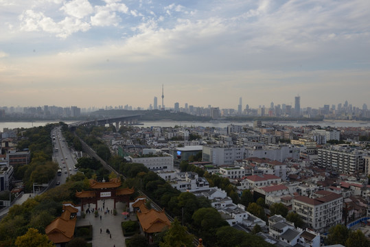 武汉长江大桥俯瞰201811