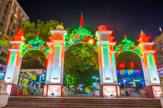 肇庆儿童公园夜景